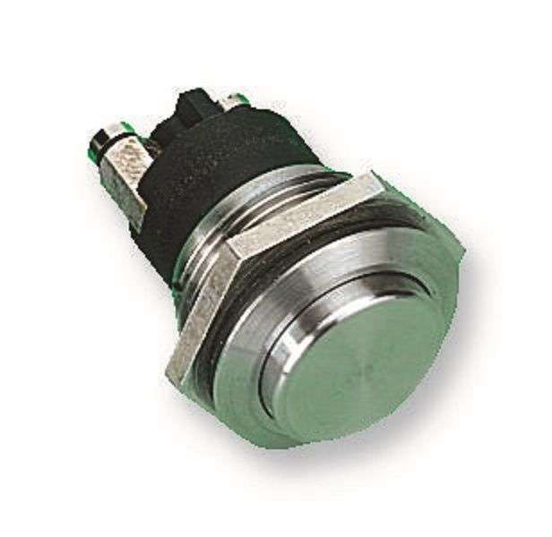 Bulgin Limited (MP0037/2) Vandal Resistant Switch, 19.2 mm, SPST-NO