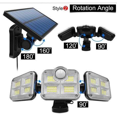 GD-30W Solar Sensor Light With Remote