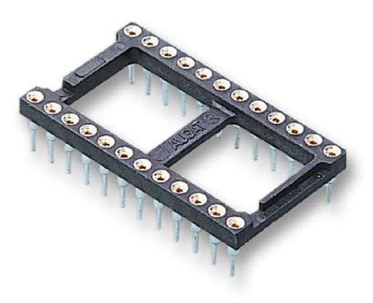 Multicomp Pro (2227MC-28-03-F1) IC & Component Socket, 28 Contacts