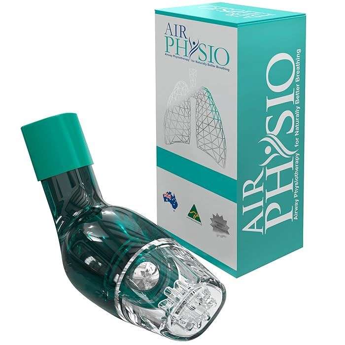 Air Physio Mucus Clearance Device & Natural Breathing Aid for Lung Health Respirator Aid