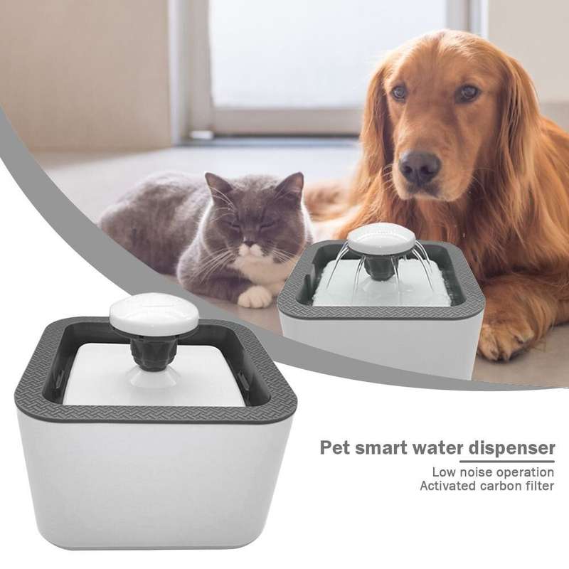 Pet Portable Automatic Water Fountain - Pet Drinking Basin Fountain Drinking Basin Non-Slip