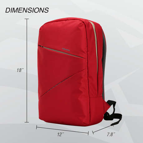 Kingsons Arrow Series -  15.6" Notebook Backpack - Red