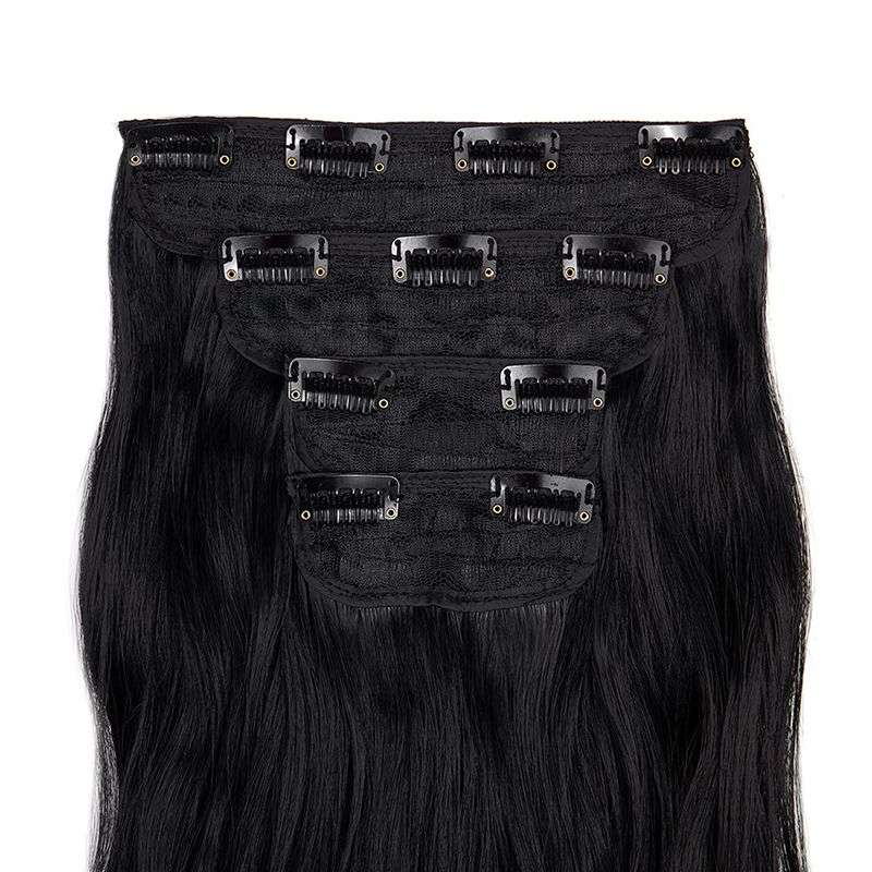 50cm Curly Wavy Long 4 PCS Set Thick Clip In On Hair Extensions - 9#