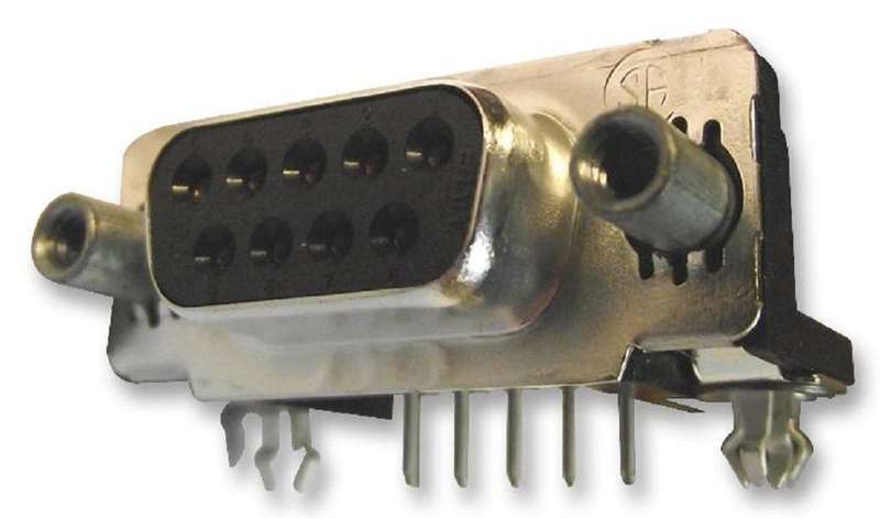 TE Connectivity (5747844-6) D Sub Connector, DB9, 9 Contacts, Receptacle