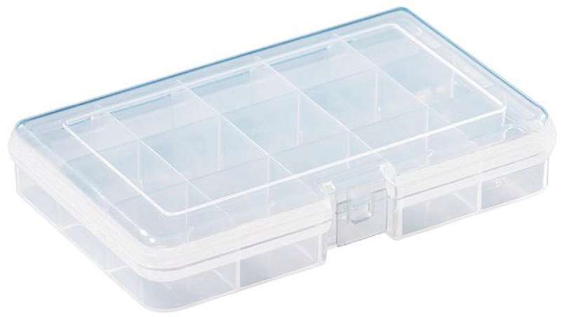 Multicomp Pro (101CTN) Storage Box, 15 Compartment, Transparent