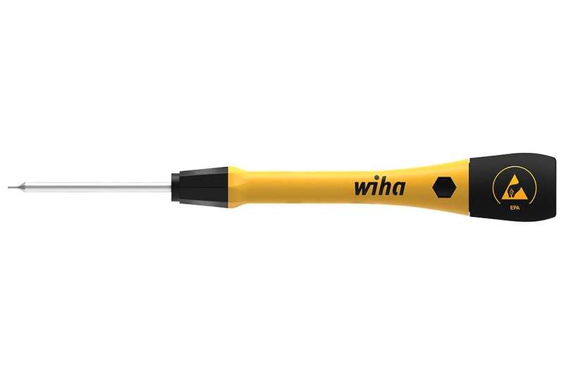 Wiha (43682) Screwdriver, Hex, 1.5mm, 144mm, ESD