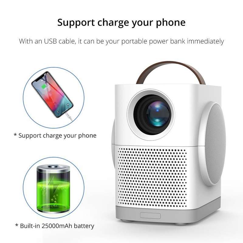 Home Cinema HD Multimedia LCD Projector with bult in speakers