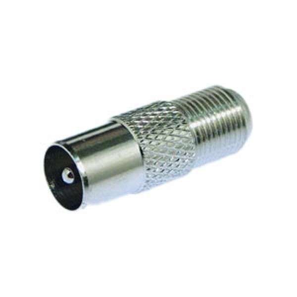 Space TV F-type IEC Female - Male Adaptor Connector - 10 Pack