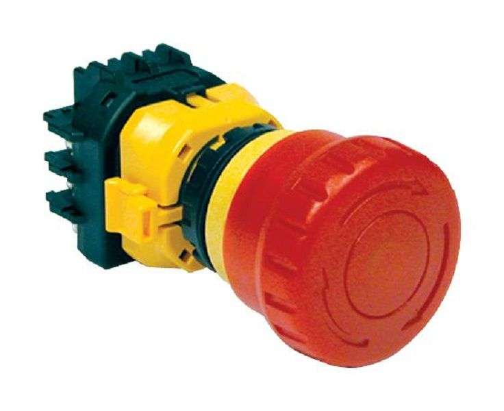 Idec (XW1E-LV411Q4M-R) Emergency Stop Switch, DPST