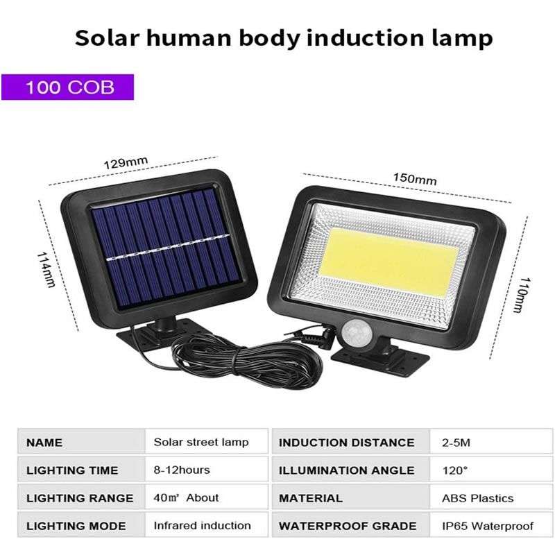 Outdoor LED Solar Sensor Light DB-104A
