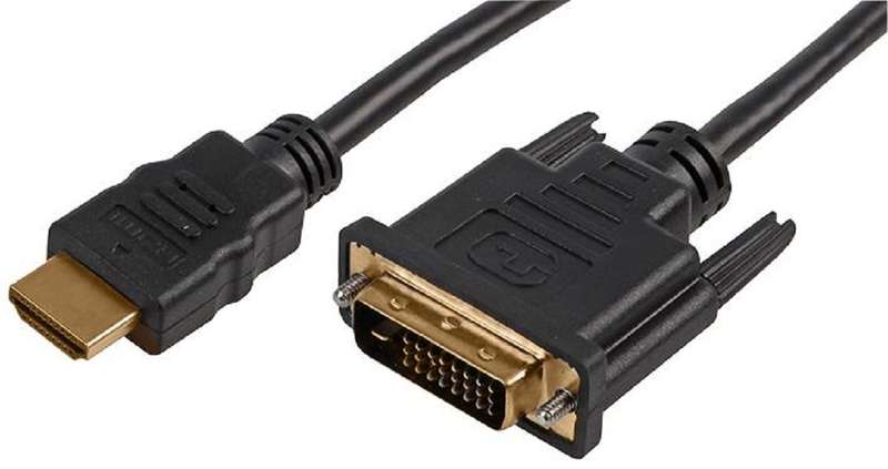 Pro Signal (PSG02575) HDMI Plug, DVI-D Plug, 3m, Black