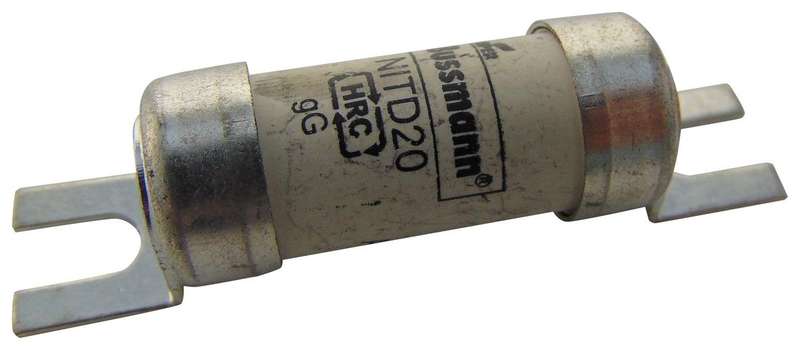 Eaton (NITD20A) Fuse, High Rupturing Capacity (HRC), NITD, 20 A, Bolted Tag