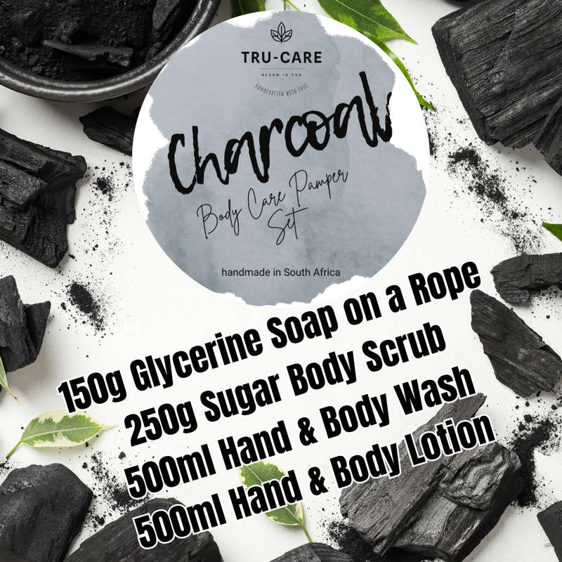Detox Charcoal Pamper Set -  Handmade