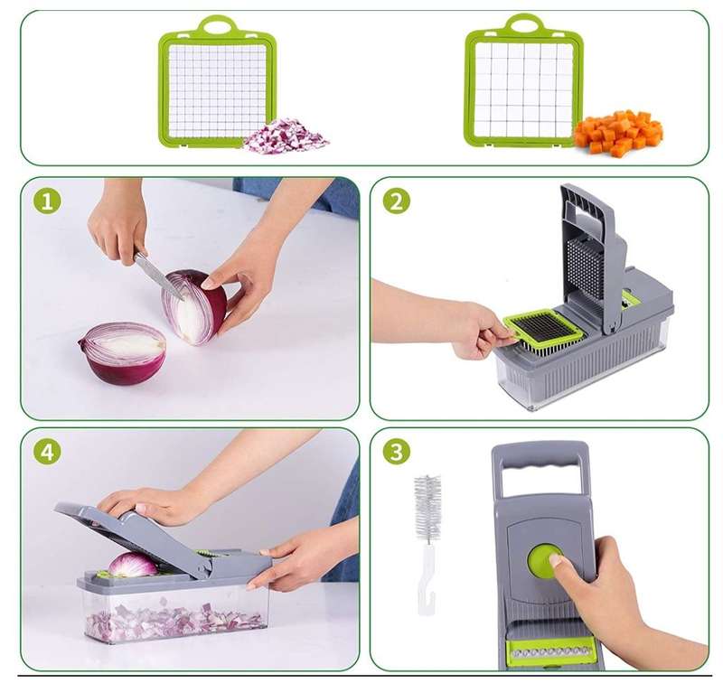 14 Pieces vegetable slicer