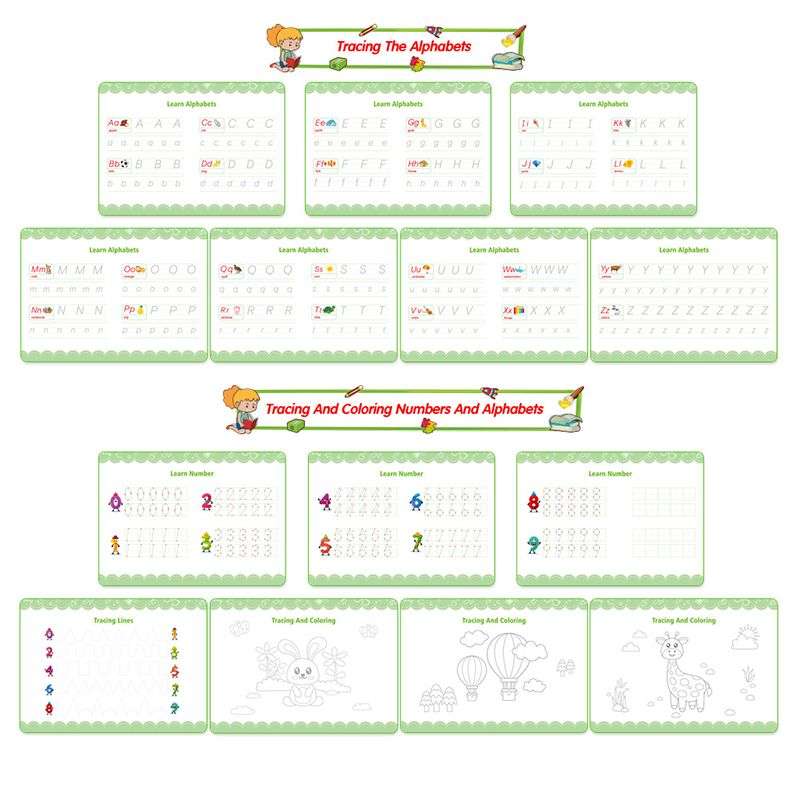 Preschool Busy Book Montessori Toys with Pens for 3-5 Year Old Kids