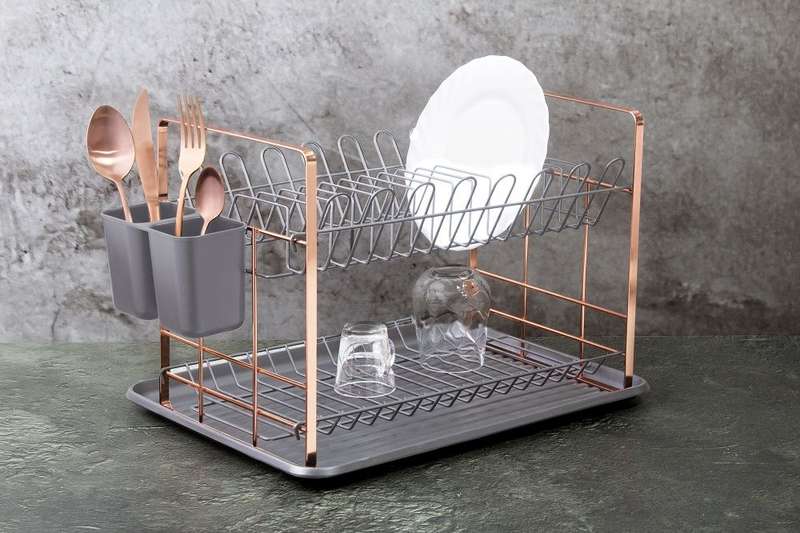Berlinger Haus 48cm Stylish PP Dish Rack - Moonlight Collection (READ DESCRIPTION)