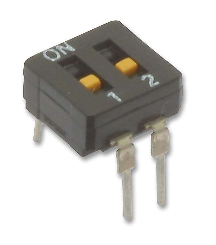 Omron (A6D-2100) DIP / SIP Switch, SPST, 24 VDC, 25 mA