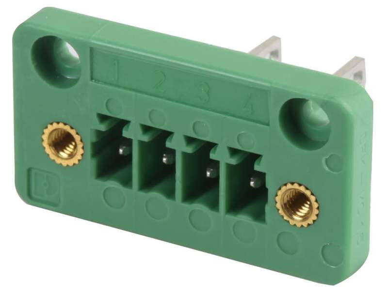Phoenix Contact (DFK-MC 1,5/ 4-GF-3,81) Terminal Block, Header, 3.81 mm