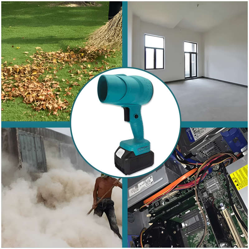 48V High Power Handheld Cordless Air Gun Blow Dryer With 2 Baterries