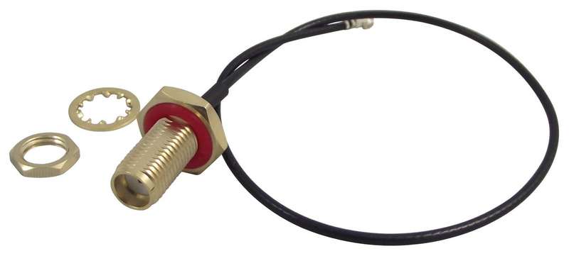 Multicomp Pro (R-132G7210200CB) RF/Coaxial Cable Assembly, 90° U.FL to SMA