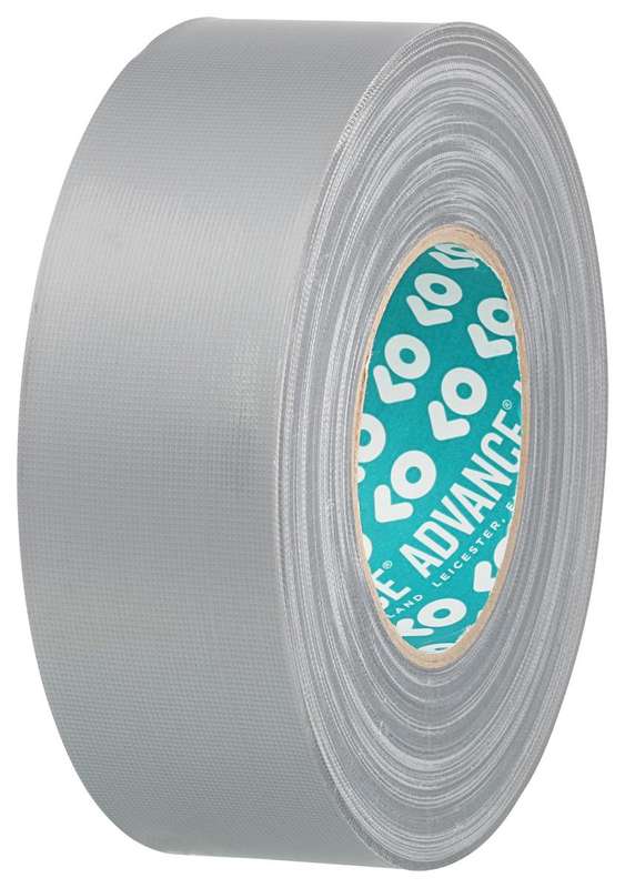 Advanced Tapes (AT163 SILVER 50M X 50MM) Duct Tape, 50 mm x 50 m