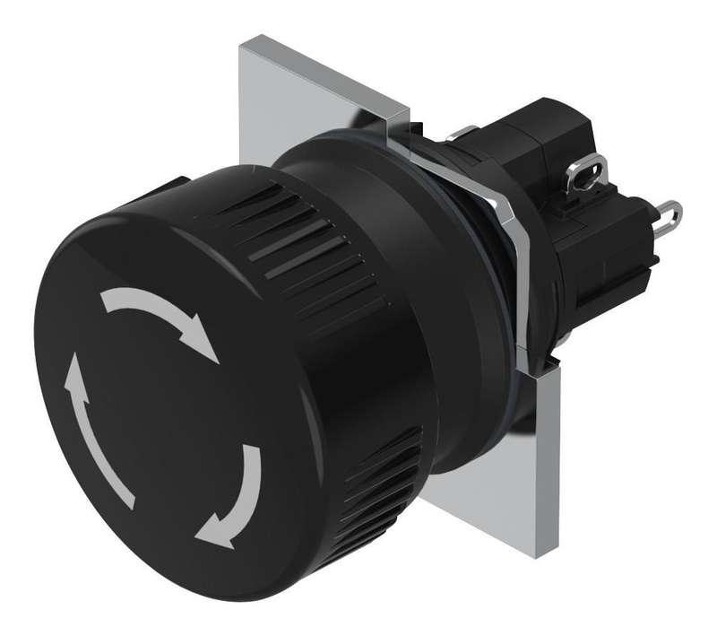Eao (51-256.0250) Emergency Stop Switch, SPST-NO, 5 A, 250 V