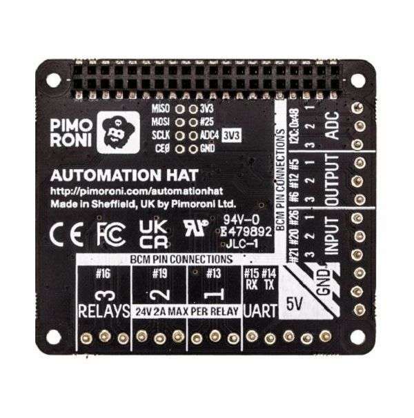 Pimoroni (PIM213) Automation HAT for Raspberry Pi