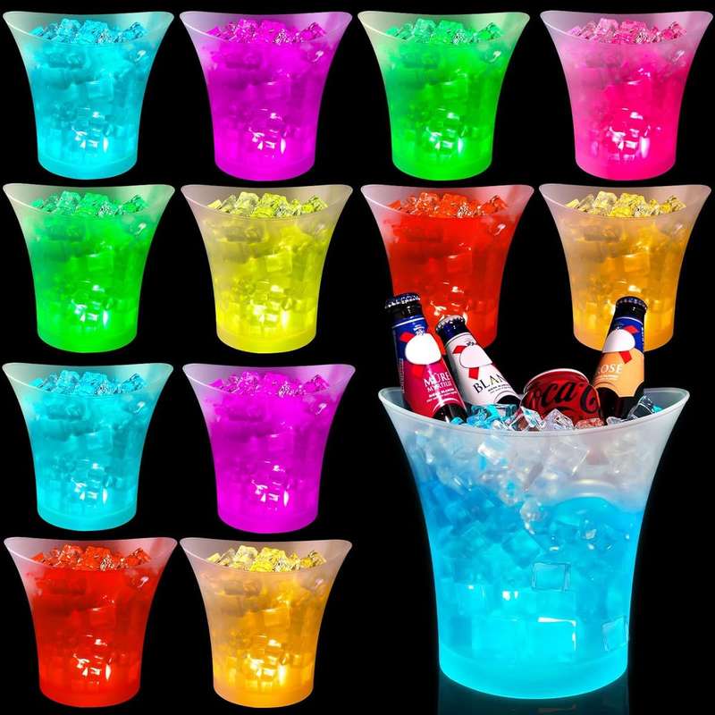 5L Ice Bucket Wireless Bluetooth Multicolor LED Rechargeable Party Speaker