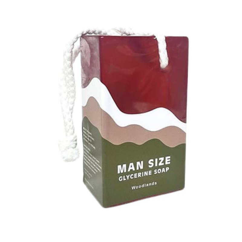 400g Man Size Soap on a Rope - Mandirin