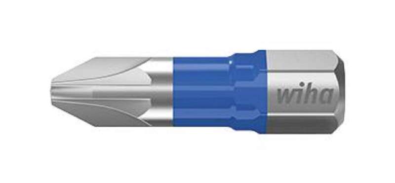 Wiha (41602) Hex Driver Bit, T Bit, Pozidriv, PZ2, 25 mm Length