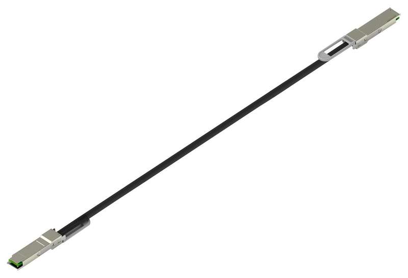 TE Connectivity (2333393-3) Network Cable, QSFP+ Plug to QSFP+ Plug