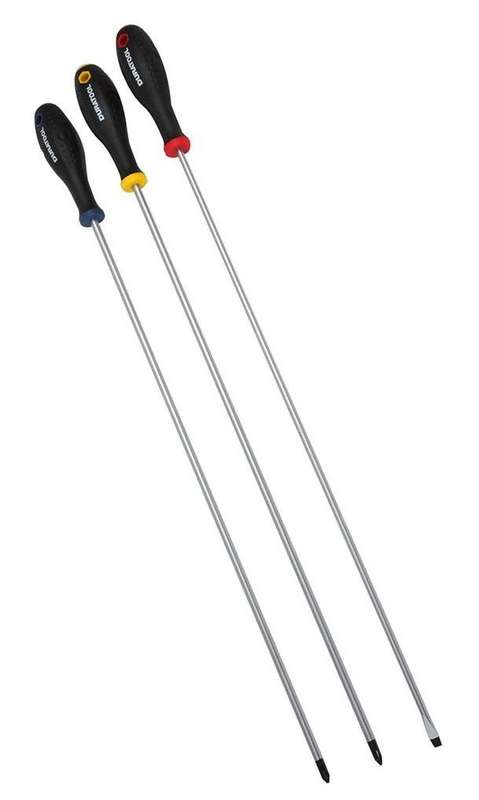 Duratool (D03442) Screwdriver Set, Long, 3 Piece