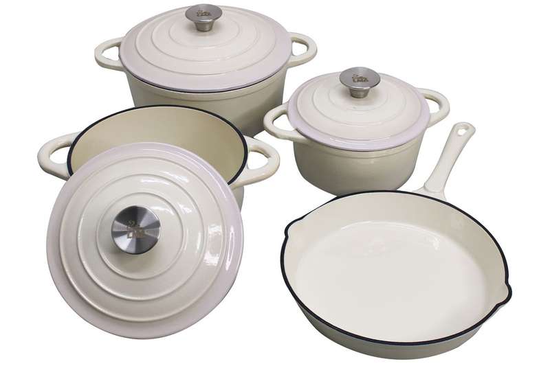 Cast Iron Pot Set -7 Piece