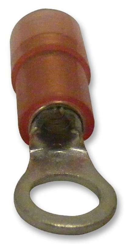 Multicomp Pro (RNYDS1-4) Ring Tongue Terminal, M4, #8, 16 AWG, 1.5 mm²