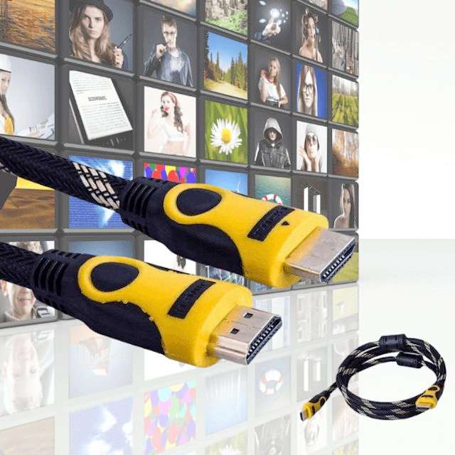Heavy Duty 4K HDMI Cable  5 Meter Braided High-Speed Cable for HDTV, PS3, Projectors & Home Th...
