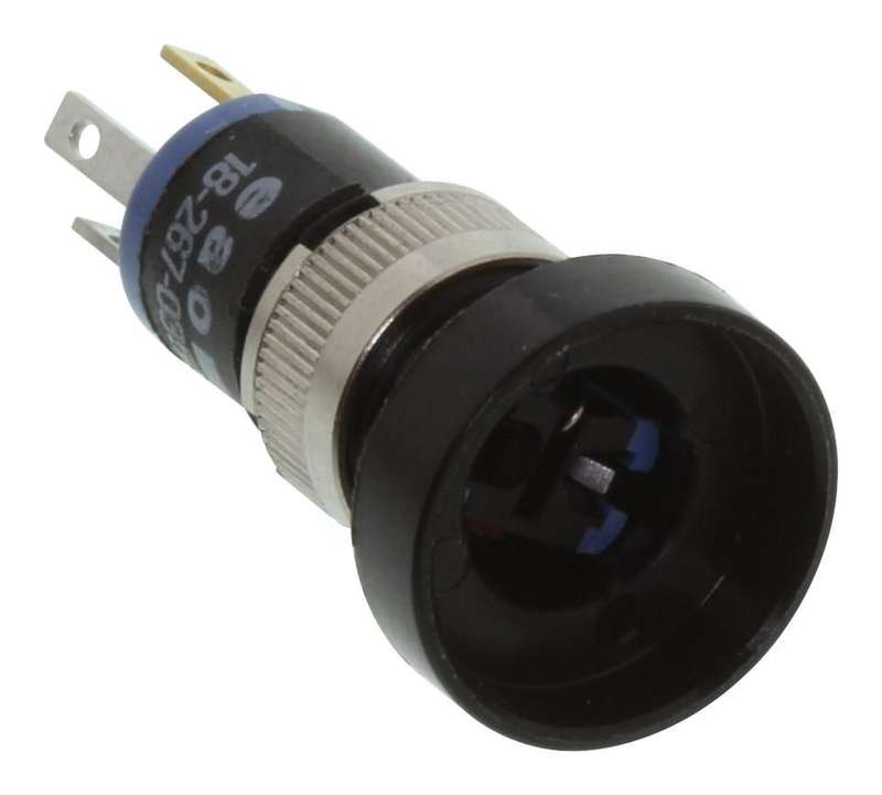 Eao (18-267.035) Pushbutton Switch, 18, SPST-NO, Maintained, Round
