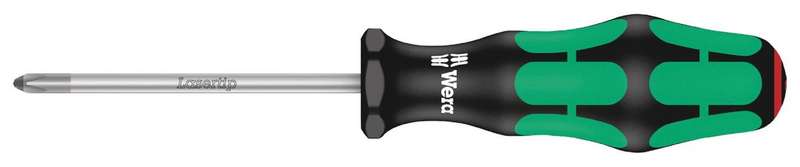 Wera ( 8710) Phillips Screwdriver, #1 Tip, 80 mm Blade Length, 178 mm