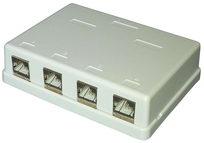 Tuk (SGKH4) Modular Connector, Keystone, Connection Box - RJ45
