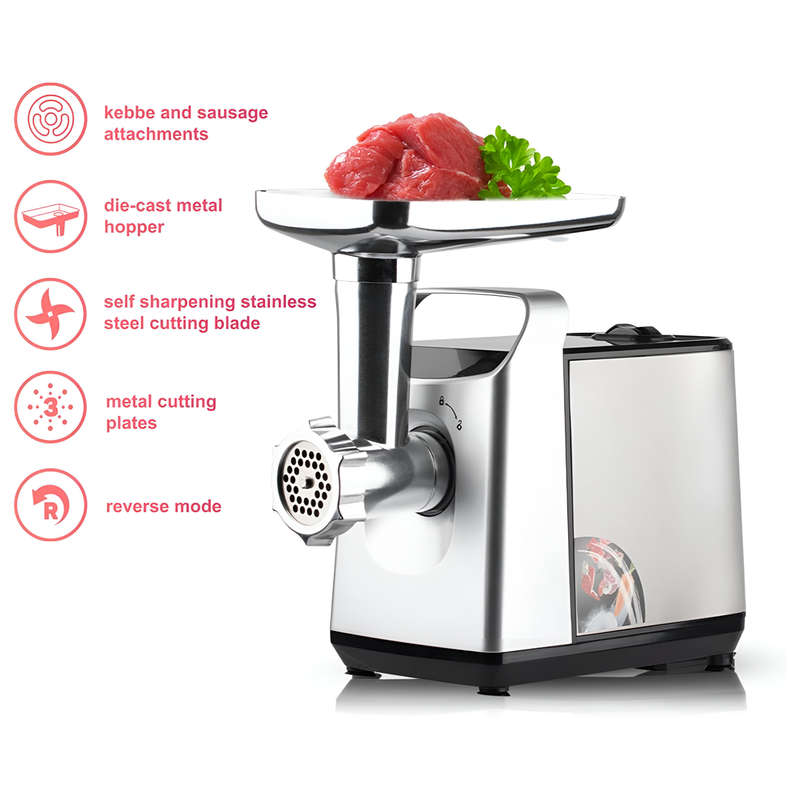 3500W Heavy Duty Electric Meat Grinder & Stainless Steel Meat Mincer