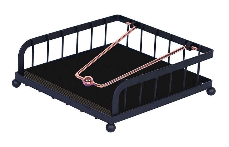 Berlinger Haus Premium Iron Napkin Holder - Black Rose Collection (DISPLAY MODEL)