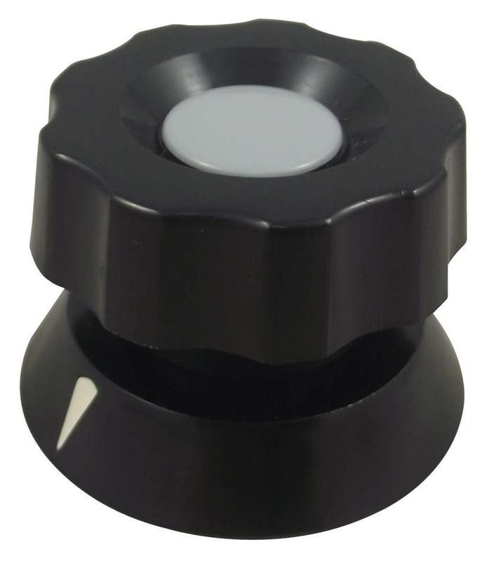 Mentor (475.61) Knob, Round Shaft, 6 mm, Plastic