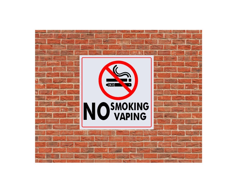 No Smoking No Vaping Sign - ABS Sign Board