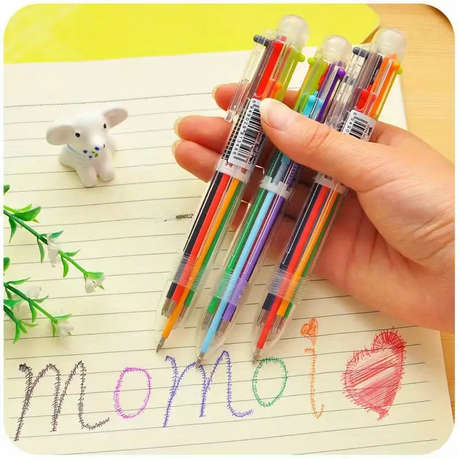 6-in-1 Multi-Colour Pen