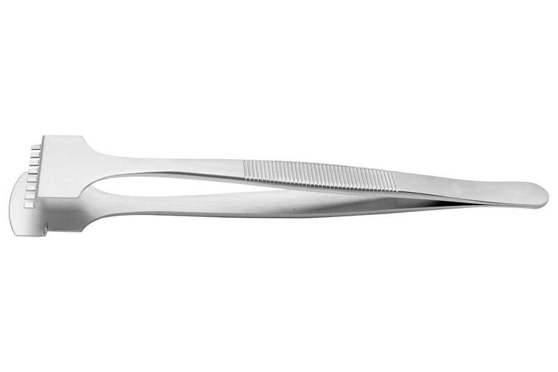 Ideal-Tek (48WF.SA) Tweezer, Wafer, Flat Bottom Paddle, Stainless Steel