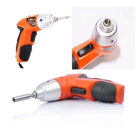 LIDUO - 13pc Cordless Screwdriver Set / 4.8V Cordless Screwdriver Kit