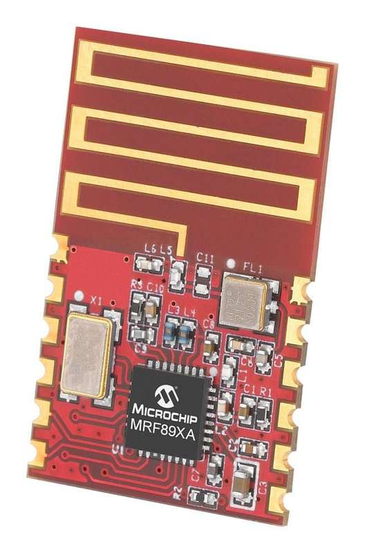 Microchip (MRF89XAM8A-I/RM) Transceiver Module, Surface Mount, 868 Mhz