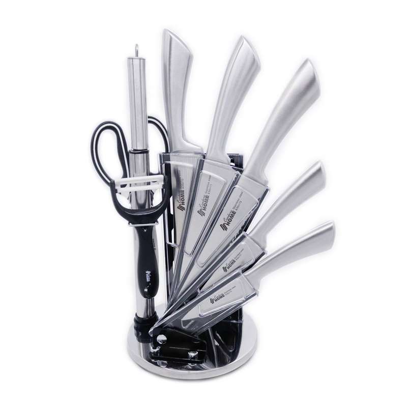 9 Piece Knives Sets with Acrylic Knives Stands