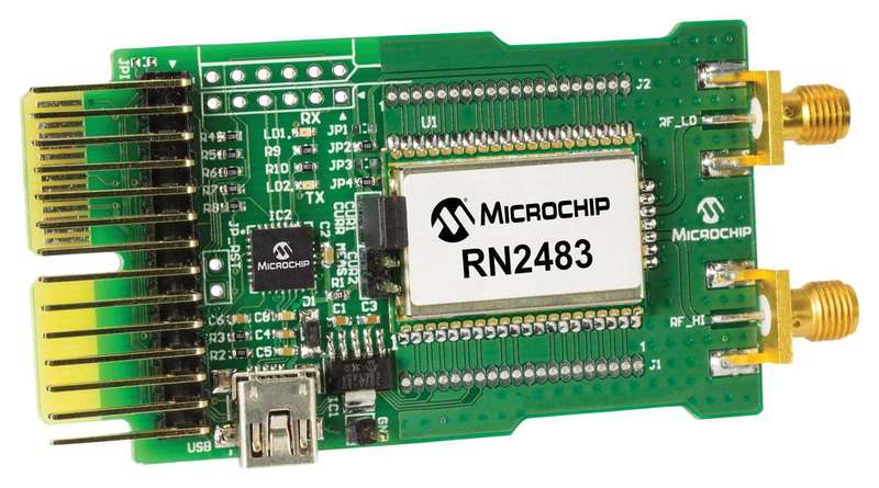 Microchip (RN-2483-PICTAIL) Daughter Board, PICtail/PICtail Plus