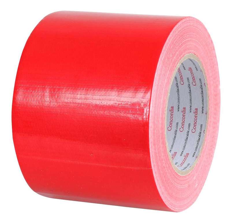 Multicomp Pro (MP002179) Gaffer Tape, Polycloth, Red, 100 mm x 50 m