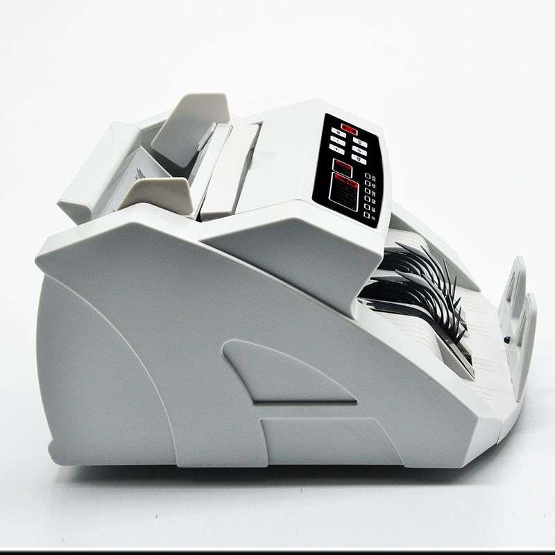 Bill Counter Money Checker Currency Counting Machine with LCD Display Coin Bank Grey 1 Box